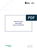 Manual de Usuario. Módulo SDPR. Integración DRAGO AP