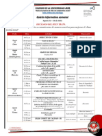 Bolet N Informativo. Semana Del 22 Al 26 de Agosto de 2022