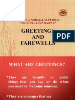 Greetings and Farewells PPP