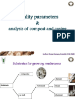 Quality Parameters &: Analysis of Compost and Casing