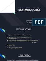 My Project On DECIMAL SCALE