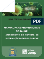 Manual para Profissionais Da Saúde - Atendimento Da Central de Informações COVID-19 Da UENP - OK