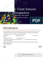 Vision: From Sensory Perspective: By: Nermeen Gomaa