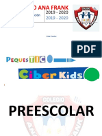 Plan Anual Computación Colegio Ana Frank 2019-2020