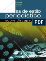 Pautas de estilo periodístico sobre discapacidad