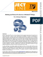 Welding and Fitness-For-Service of Weldolet Fittings: PR15464 March 2010