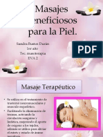 Masaje y Beneficios de La Piel