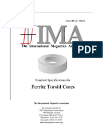 Standard Spec for Ferrite Toroid Cores