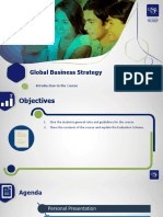 Global Business Strategy Course Overview