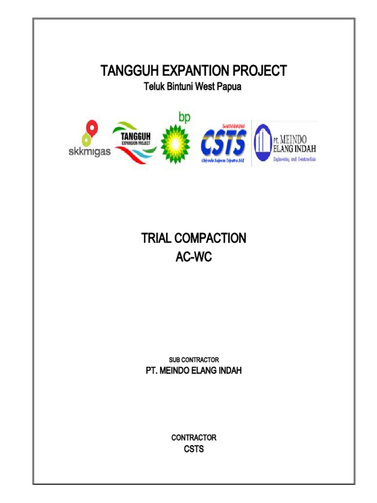 Summary Testing Report for Asphalt Concrete Wearing Course Trial ...