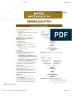 Water Regulation Notes