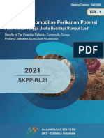 Hasil Survei Komoditas Perikanan Potensi 2021 Profil Rumah Tangga Usaha Budidaya Rumput Laut