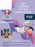 Tema 4 Keluargaku Sub Tema 3 Keluarga Besarku: Kelas 1 SD Negeri Duren