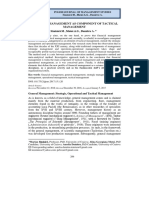 Financial Management As Component of Tactical Management: Siminică M., Motoi A.G., Dumitru A.