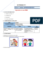 1° Grado - Actividad Del Dia 03 de Diciembre