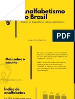 Analfabetismo Brasil: Problema Educação