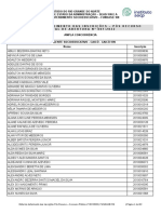 Edital de deferimento de inscrições para concurso público