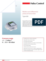 Relative and Differential Pressure Transmitter: Type 699