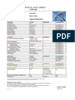 Technical Data Sheet: Typical Properties