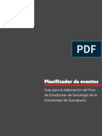 Guía para La Elaboración Del Foro de Estudiantes de Sociología de La Universidad de Guanajuato