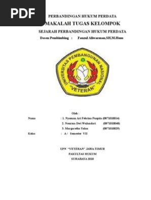 Perbandingan Hukum Perdata