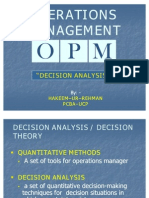 3. Decision Analysis