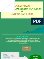 Implementasi Pengawasan Kesehatan & Lingkungan Kerja