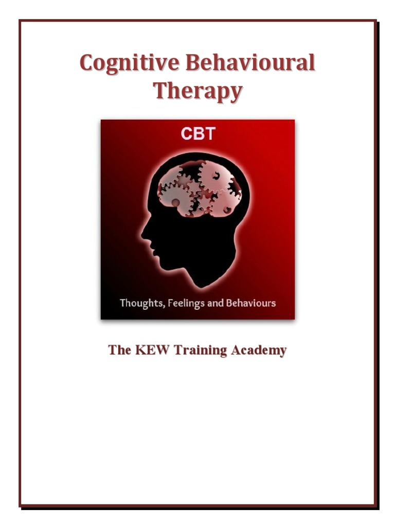 Cognitive Behavioural Therapy Course Training Manual | PDF | Cognitive ...
