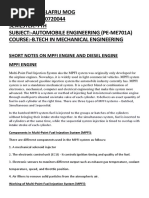 Mechanics of A Diesel Fuel Injection System PDF | PDF | Internal ...