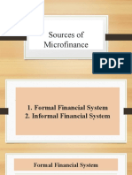 Sources of Microfinancepppt