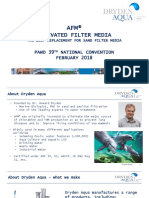 Activated Filter Media: Pawd 39 National Convention February 2018