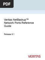 Veritas Netbackup™ Network Ports Reference Guide: Release 9.1