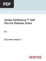 Veritas Netbackup™ Self Service Release Notes