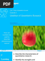 FINAL PPT PR2!11!12 Q1 0101 UNIT 1 LESSON 1 Qualities of Quantitative Research