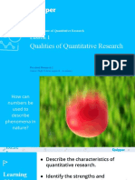 FINAL PPT PR2!11!12 Q1 0101 UNIT 1 LESSON 1 Qualities of Quantitative Research