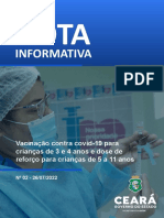 NOTA INFORMATIVA Vacina Criancas de 3 A 4 Anos