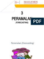 3. PERAMALAN (Forecasting)