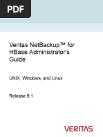 Veritas Netbackup™ For Hbase Administrator'S Guide: Unix, Windows, and Linux