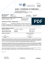 Calibración de manómetro Dewit 2000CBV/63/280