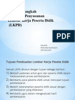 Langkah-Langkah Persiapan Penyusunan LKPD