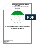 Catalogue of African Regional Standards ARS June 2021 TC