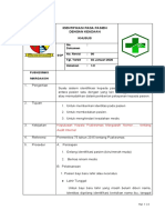 3.1.5.1 SOP Identifikasi Pada Pasien Dengan Keadaan Kondisi Khusus