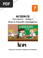 SLM # 1-Grade 7 Science-1st Quarter-The Scientific Method of ...