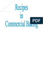 Commercial Baking Recipes