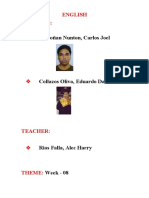 Farroñan Nunton, Carlos Joel: English Students