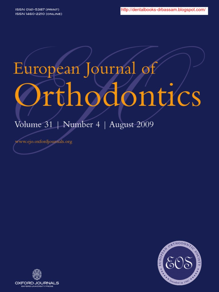 european journal of dental research impact factor