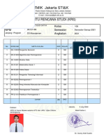 STMIK Jakarta STI&K: Kartu Rencana Studi (KRS)