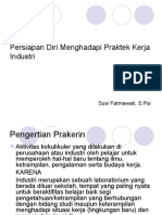 Persiapan Diri Menghadapi Praktek Kerja Industri