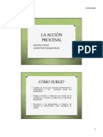 La Acción Procesal: Cómo Surge?