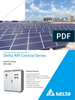 Delta RPI Central Series: Grid PV Inverter RPI-C500